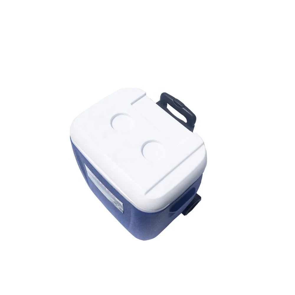 Insulatd lind push button locking telescopic handle durable wheels portable camping 28L eco cooler