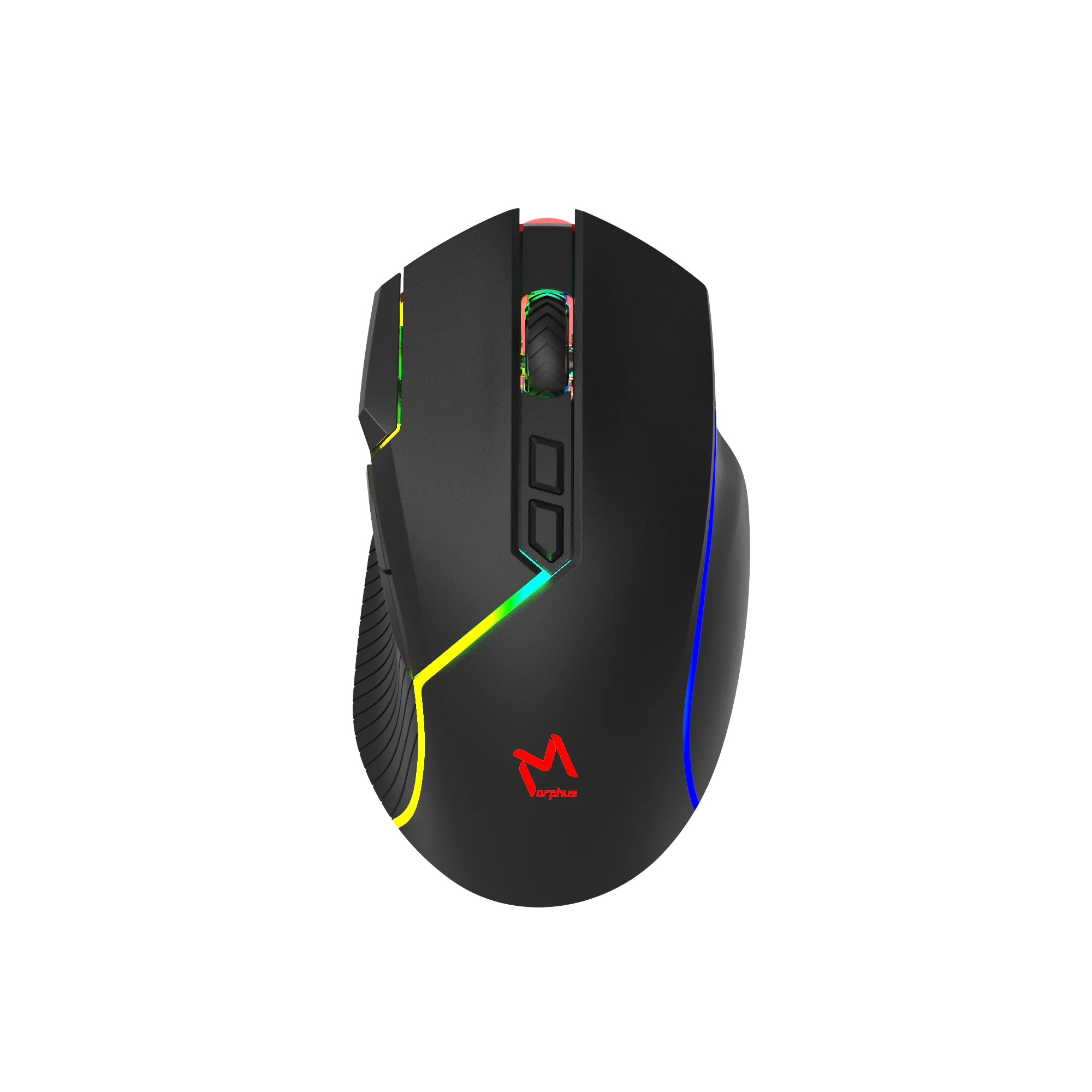 Перезаряжаемая игровая мышь BT/2 4G/Проводная тройной режим с 16000 DPI подсветкой RGB 8 макро клавишами программируемый драйвер высокая точность