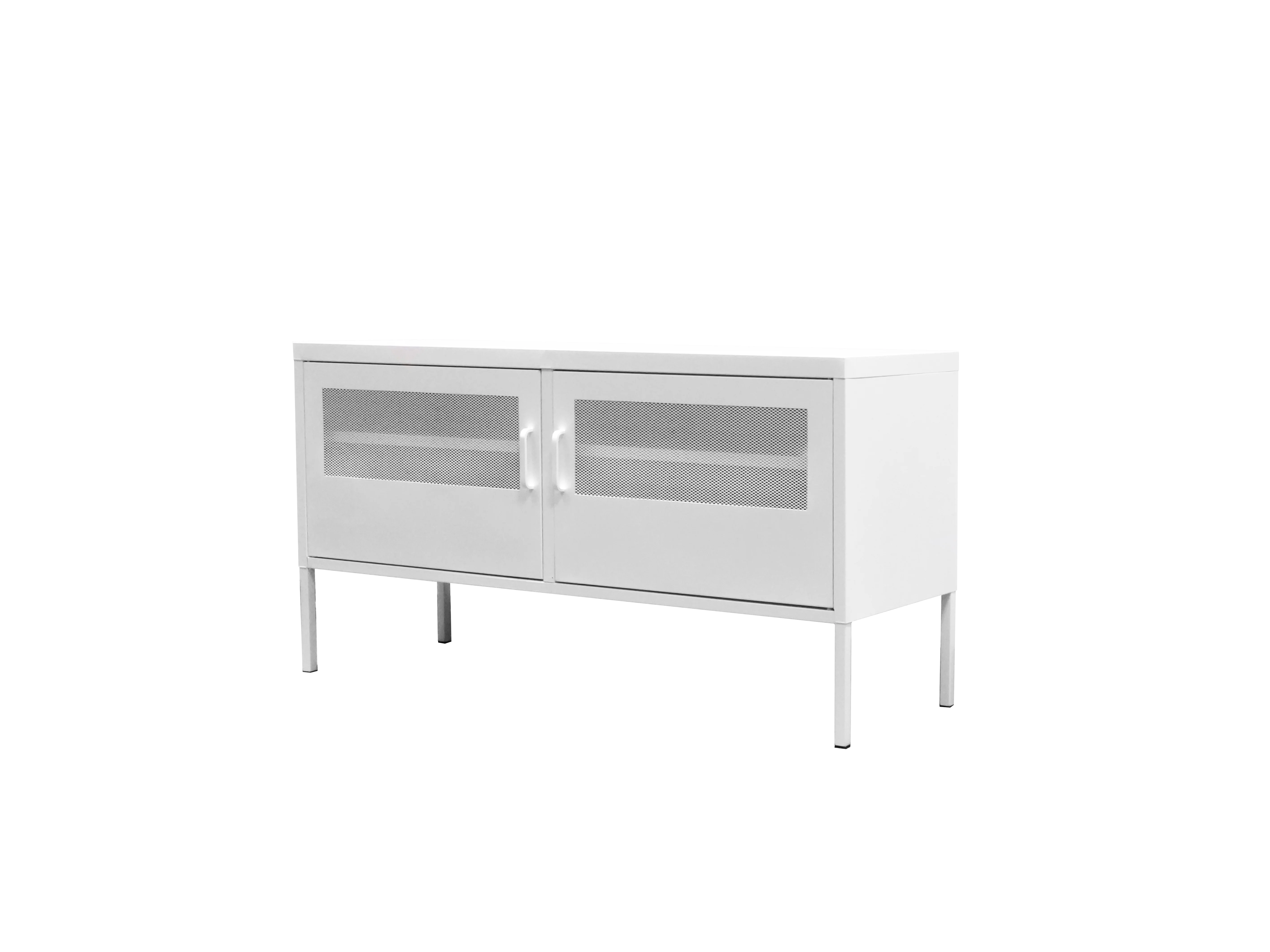 Modern Tv Stand High Quality Design Red Color Customized Packaging Elegant Custom Steel Locker Wardrobe for Living Packing Room