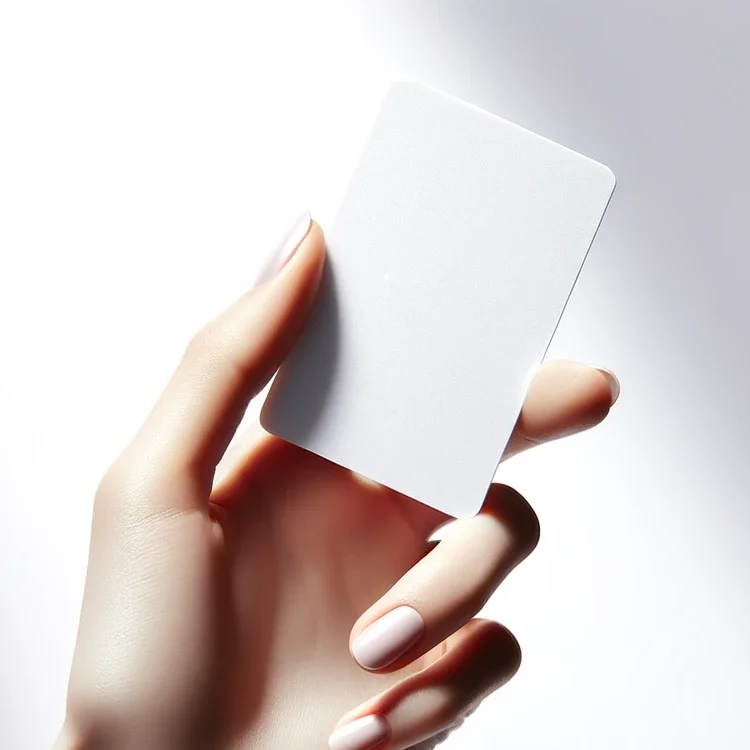 Custom nfc business card blank printable RFID google review cards support luxury design