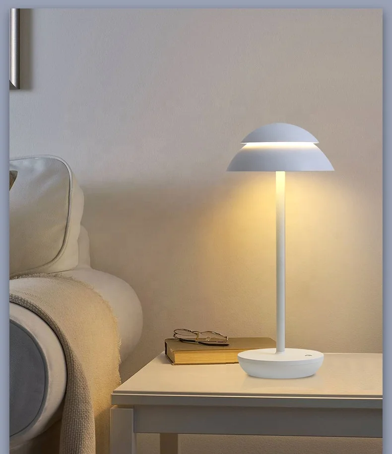 USB Charging Touch Sensor Luxury Lamps Bar Decoration Cordless Restaurant Table Lamps