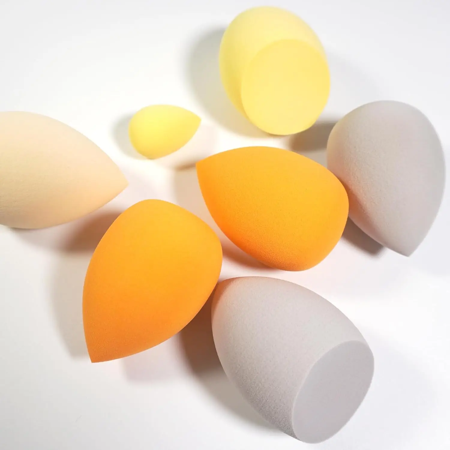 High quality soft pu facial makeup sponge set for liquid BB cream concealer