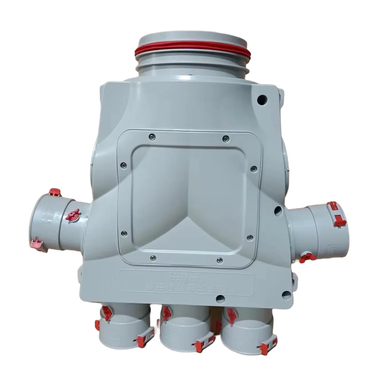 Китайская заводская цена Hvac пластиковый воздуховод для помещений регулируемый 1 точка 7 фитинг трубы Pe сплитер ПВХ локтевой фитинги 4 ходовой