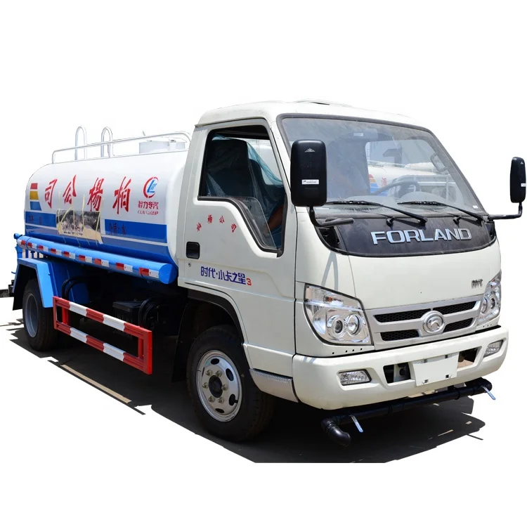 Futian 5 cubic meters/5000 liters landscape water tank sprinkler garden greening watering truck