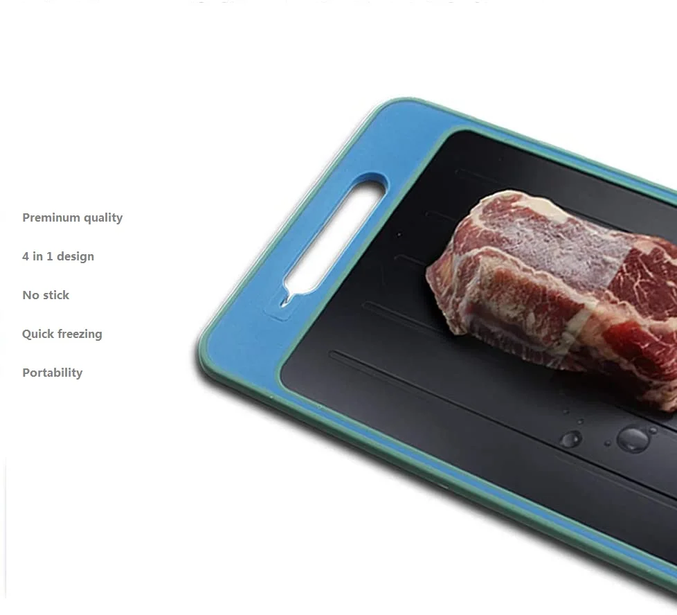 Двусторонний поднос для размораживания с разделочной доской и точилкой для ножей