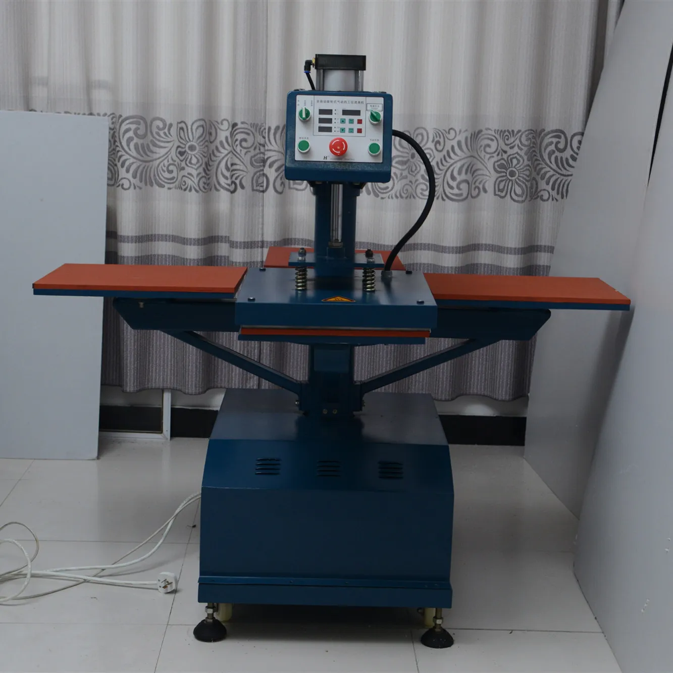 Best Anhui pneumatic 4 stations heat press machine