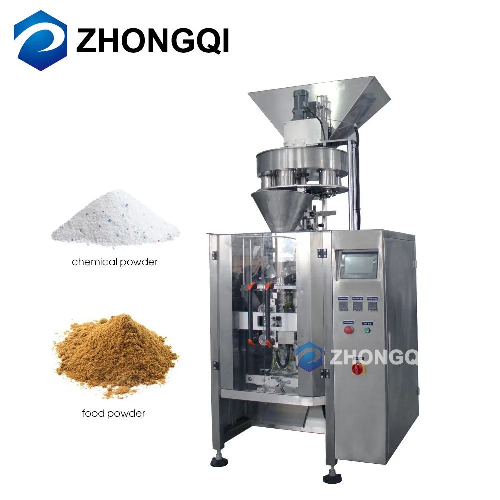  Fully Automatic Vertical Plastic Bag Pouch Filling Cocoa Coffee Spice Powder Packing Machine for 500g 1kg 2kg