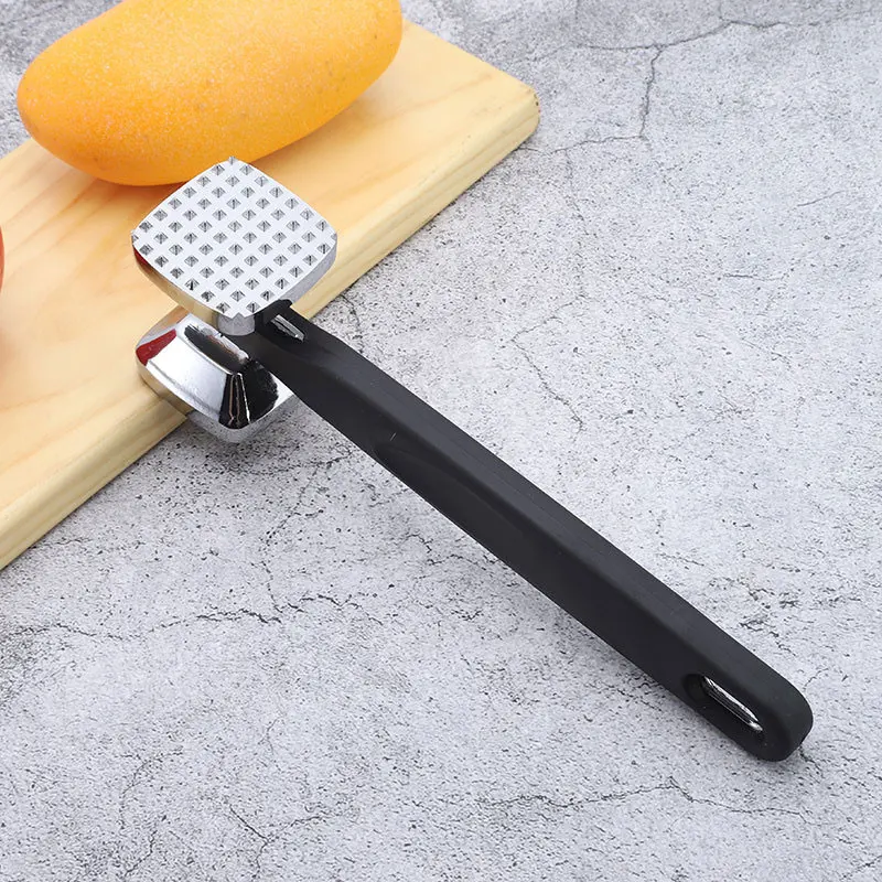 2022 Kitchen tools Zinc alloy loose meat hammer beef hammer steak hammer double side knock tender meat mince meat beater