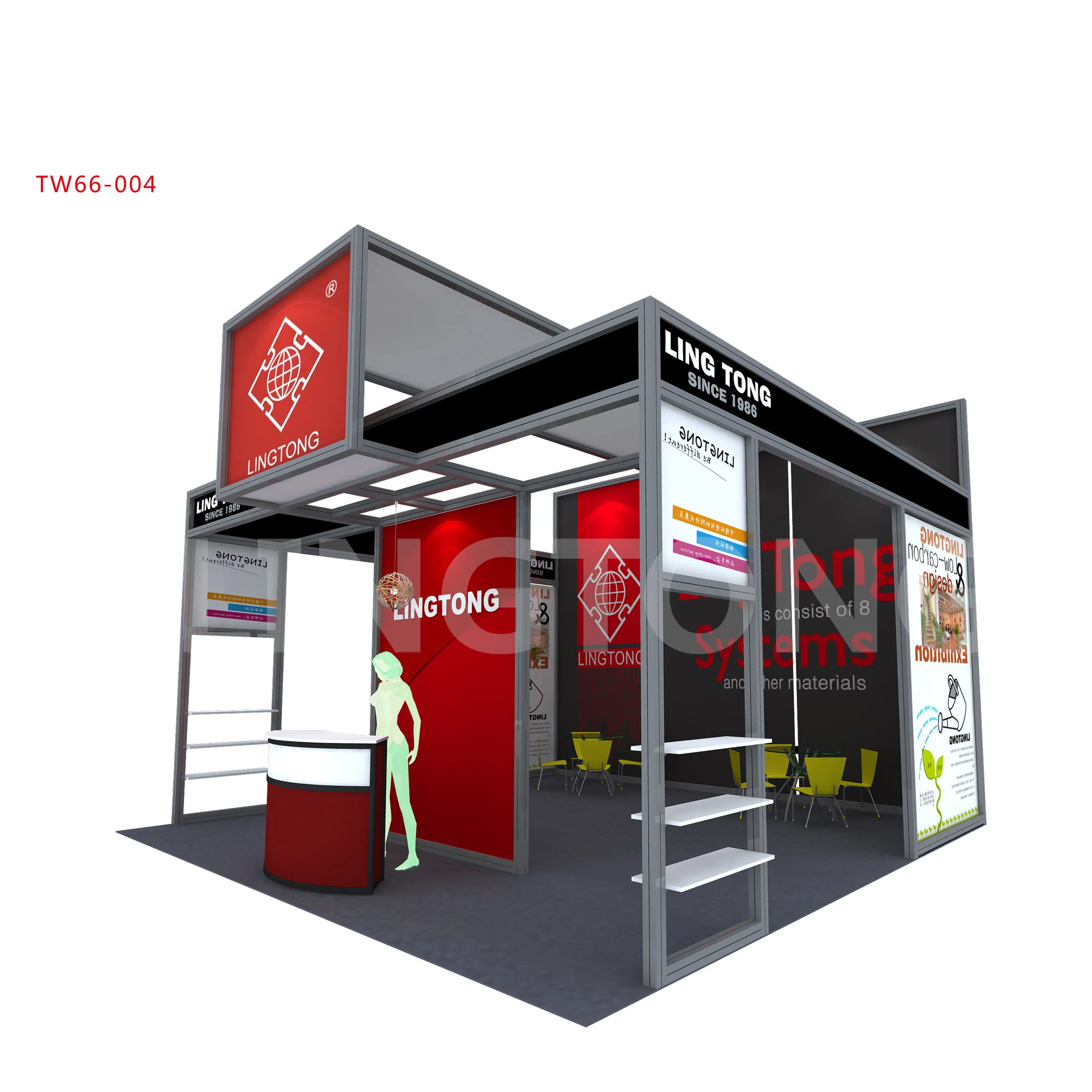 customIzed aluminum exhibition booth /display stand/fair booth