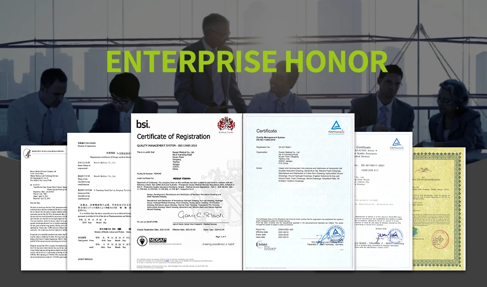 Silicone Foam Dressing for Wounds Require Protection and Promotion of Healing, Such As Burns, Ulcers, Surgical Incisions