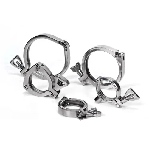 DONJOY Sanitary Stainless Steel 304 Heavy Duty Middle Single Double Pin Ferrule Clamp Tri Clamp Pipe Fitting