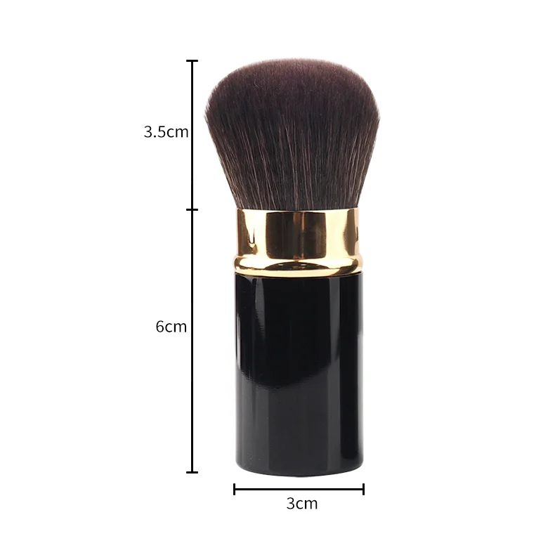 2022 New Style 30mm Single blush brush  Soft Hair Face Powder Makeup Brush custom logo Kabuki Brush