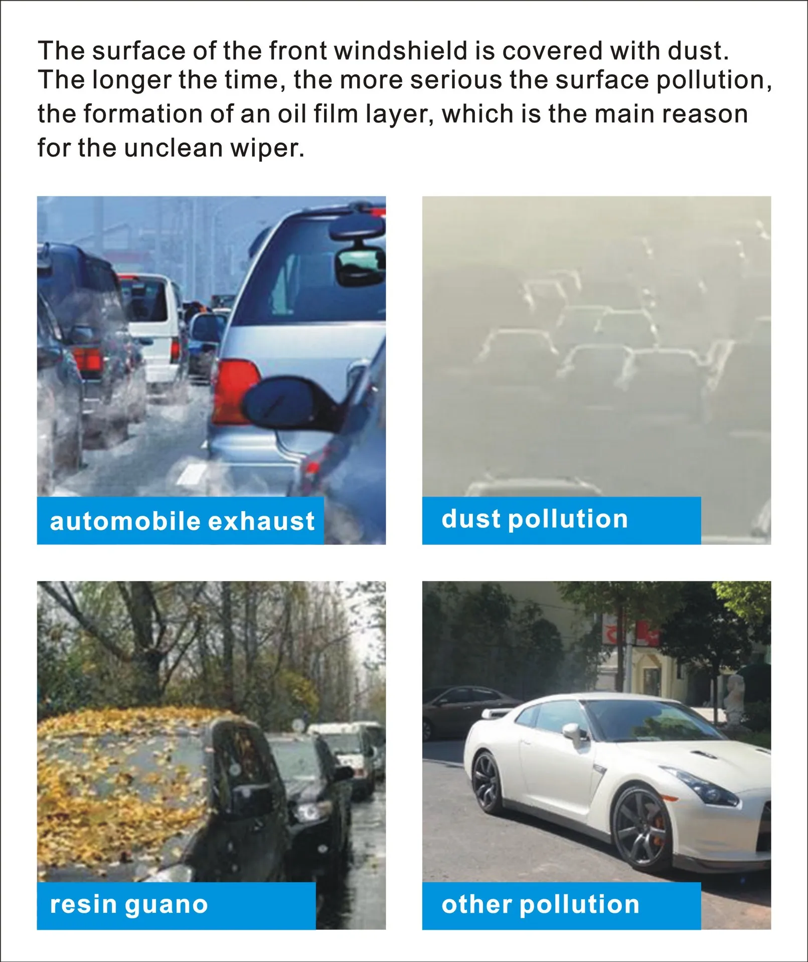 High quality big capacity car window windshield cleaner glass polish compound car glass oil film remover