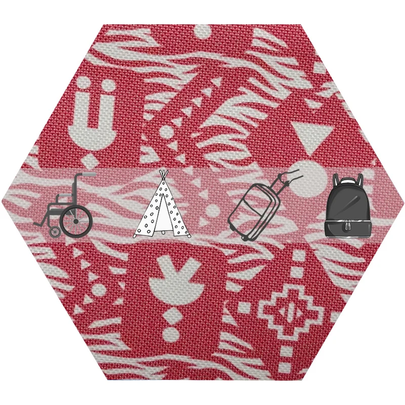 Функциональная водонепроницаемая ткань Оксфорд из полиэстера 600D для багажа, уличная сумка для палатки