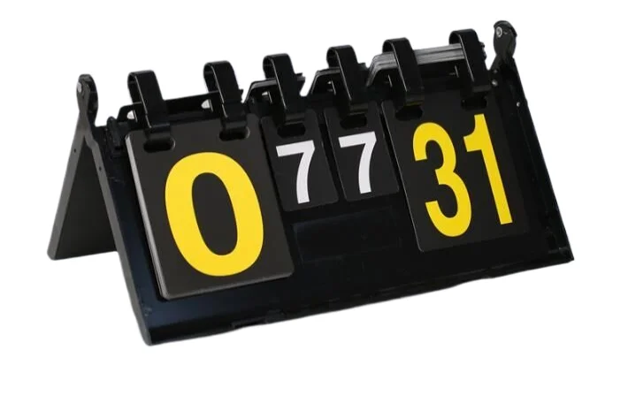Portable Electronic S-1Scoreboard Digital Flip Football Basketball Scoreboard with Custom Logo Made Durable ABS Material Price