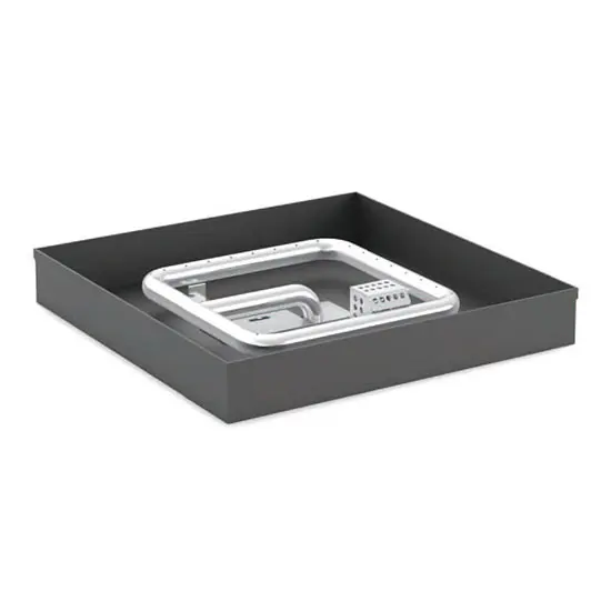 gas firepit pan /system/square/round /rectangle/custom fire burner/ring burner/fireplace