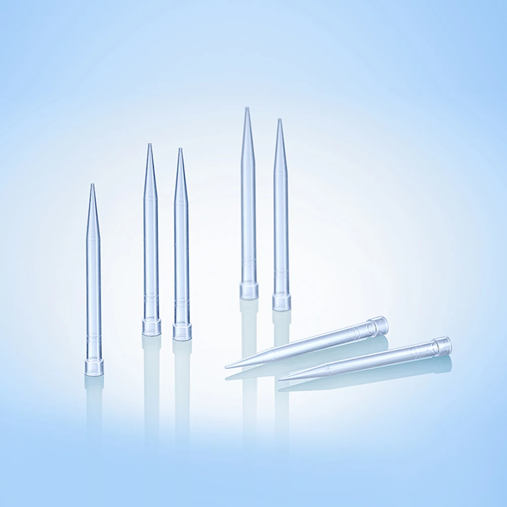 Laboratory Pipette Filter Tips Plastic 10UL Pipette Tip Box Packing