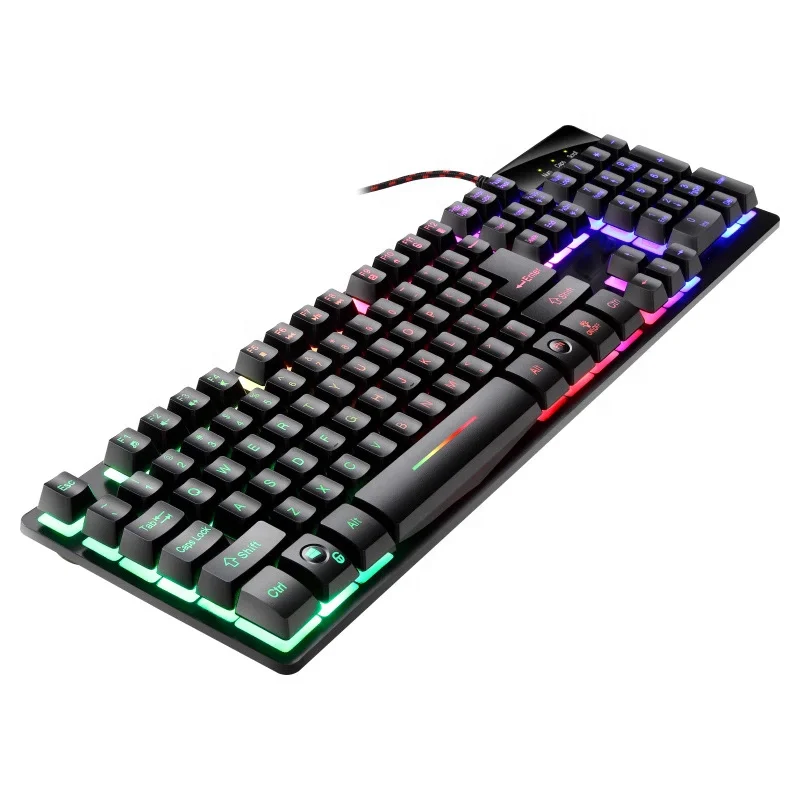 Qiyu Ergonomic Designer Switchable Rgb Light Computer Mechanical Feeling Keyboard Gaming Accessories