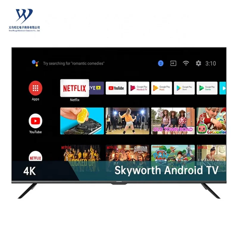 Skyworth Большие размеры 32-43 50 55 65 дюймов Android Smart TV телевидения в формате 4k UHD светодиодные