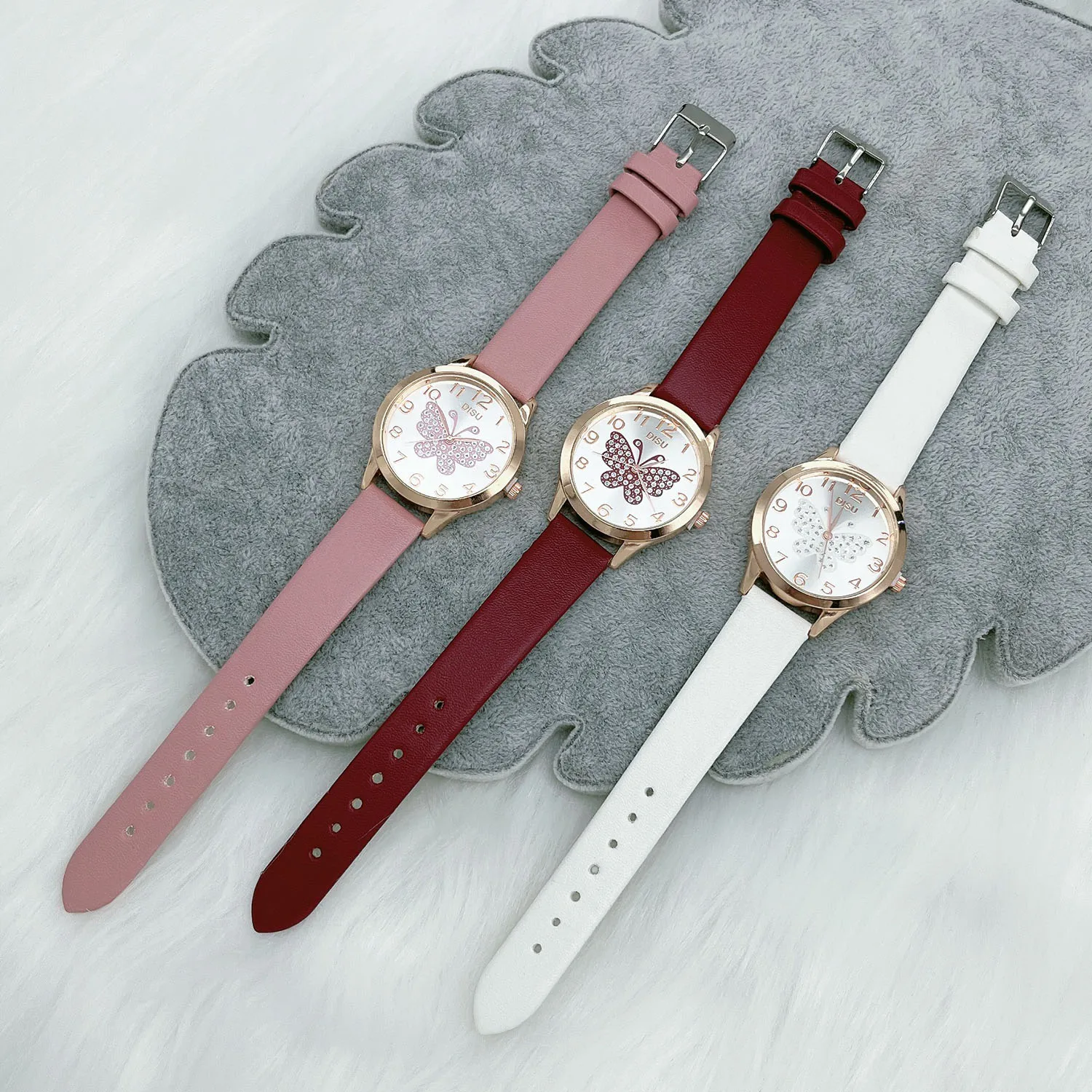 Fashionable Quartz Watch Ladies Alloy Wrist Watch Bracelet Gift Set 6 Piece Set Women Quartz Bracelet Watches For Ladies