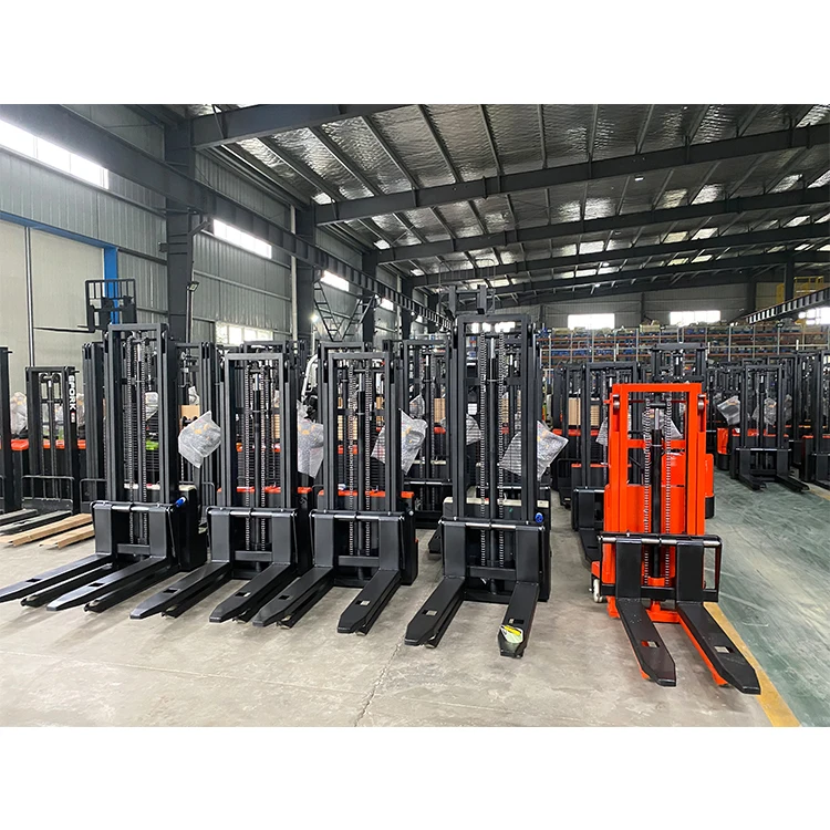 Electric Forklift Pallet Lifter 1ton 3.5m Semi Electric Stacker