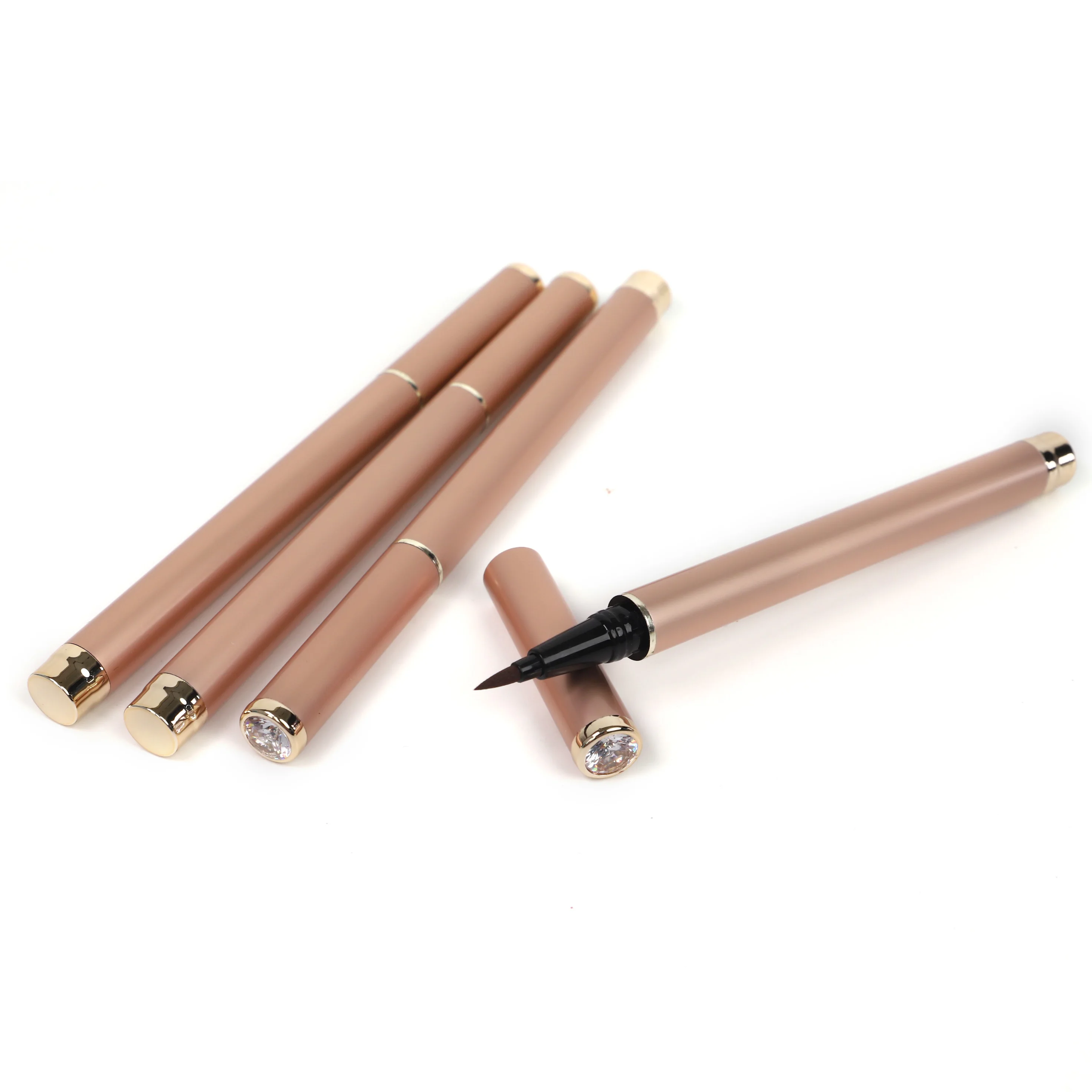 Eyeliner and glue 2 in 1 sticky waterproof eyeliner magic pen wih 3d mink lashes
