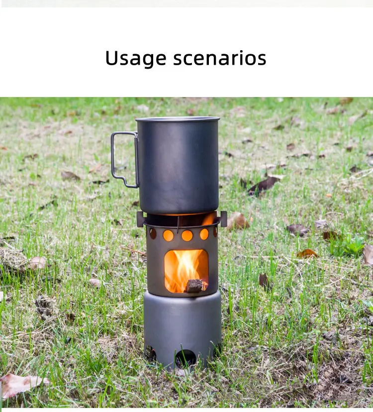 2022 Manufacturer Promotions Kitchen Titanium Wood Stove For Outdoor