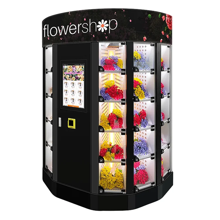 wholesale flower vending machine price flower bouquet flower vending machine japan