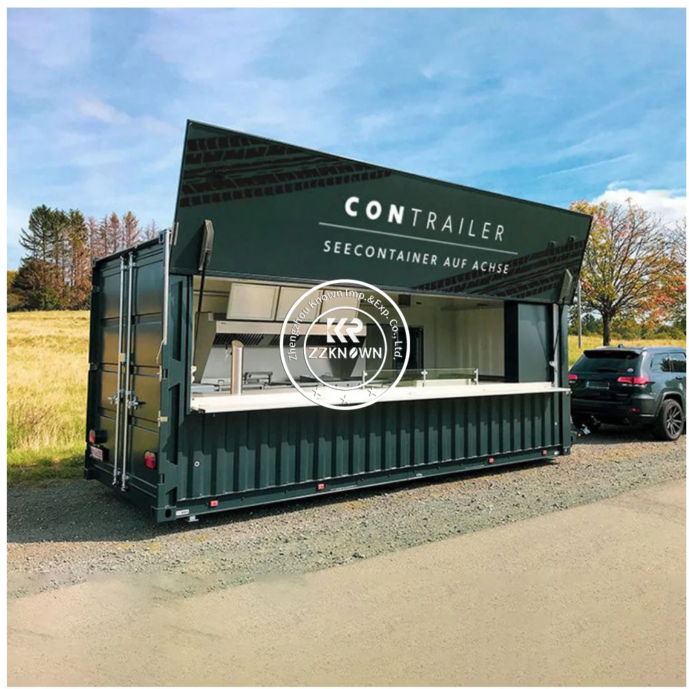 2024 Mini Pop Up Shop 10ft 20ft Shipping Container Bakery Coffee Shop Restaurant Modular House With Kitchen