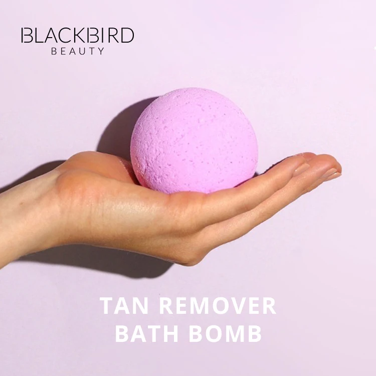 Tan Removal Bath Bomb Customized Fake Tan Remover OEM/ODM Organic Exfoliating Bubble Bath Bombs Private Label