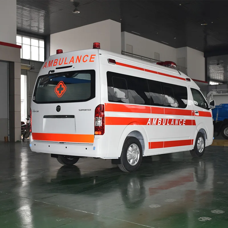 4*2 long wheelbase Foton patient transit ambulance car for sale