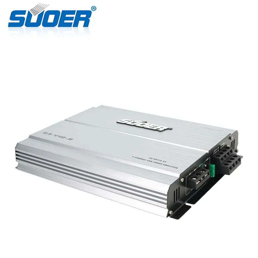 Suoer CA-440-B hot 4 ch 12 V digital amp car power amplifiers four channel audio car amplifier 4-channel