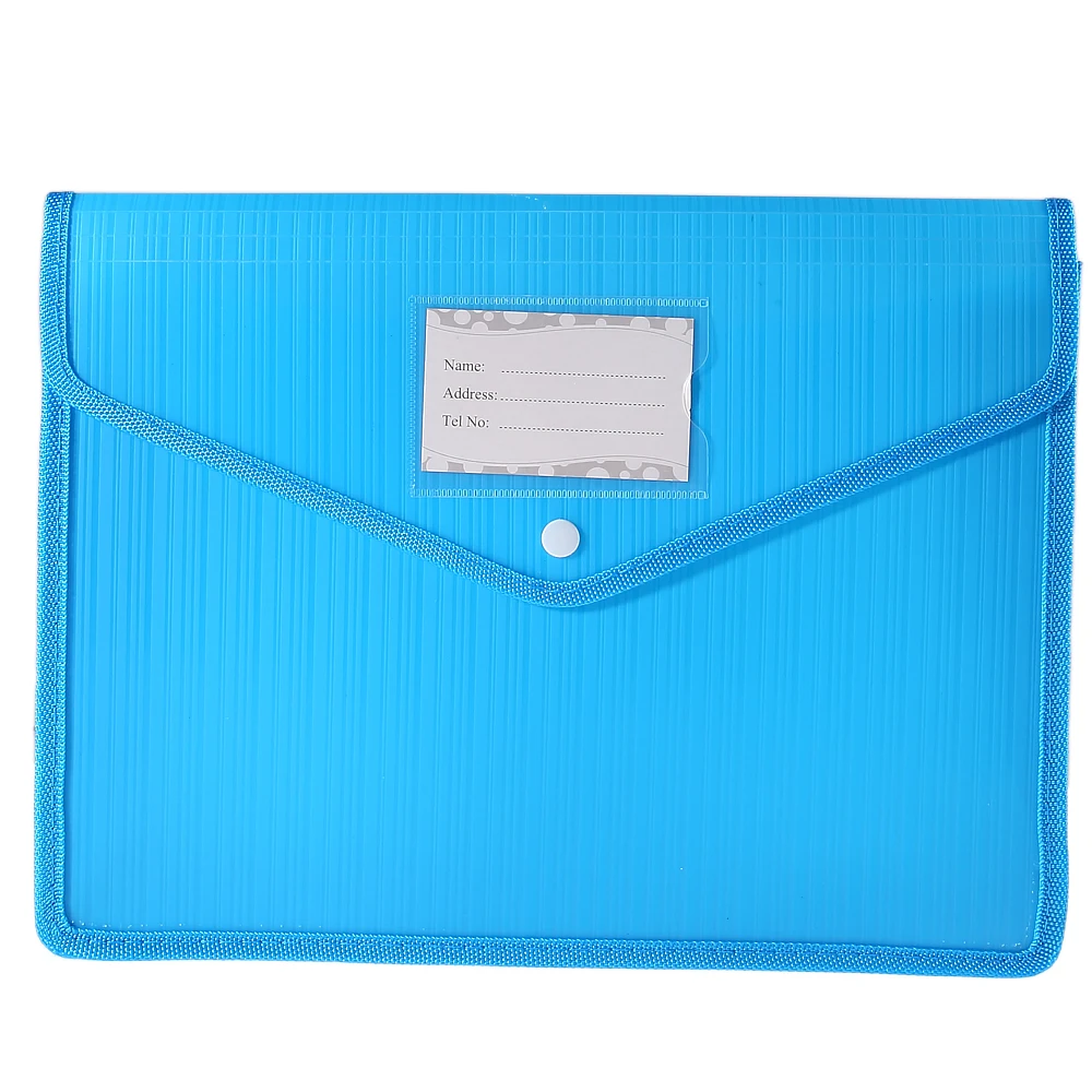 Китайская фабрика, оптовая продажа, водонепроницаемый и прочный файл формата A4 FCsize для сбора документов для офиса или школы, папка для документов