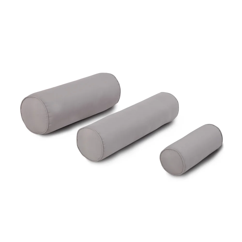 Factory Direct Sale Premium Lumbar Round Roll Bolster Roll Cushion Pillow for Head Neck Back Legs