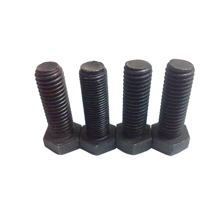 Din933/931 высокопрочные шестигранные болты, класс 8,8, оцинкованные, черные