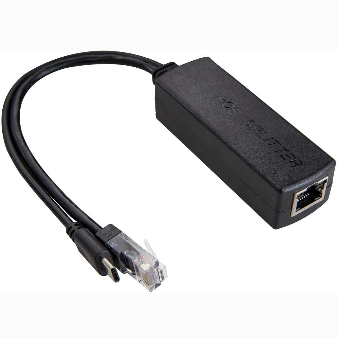 48В до DC5V 2.4A TYPE-C с эффектом приближения c зарядкой micro-USB разделитель POE DC38-56V вход 802.3af стандартный 100 м данных передачи энергии POE инжектор