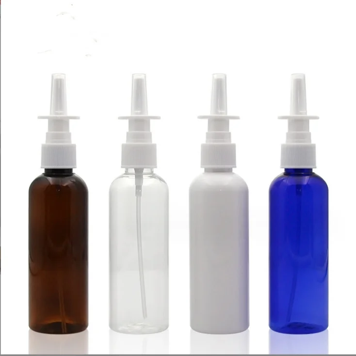100ml round shoulder PET plastic bottle package direct spray elephant trunk spray spray bottle shampoo flask