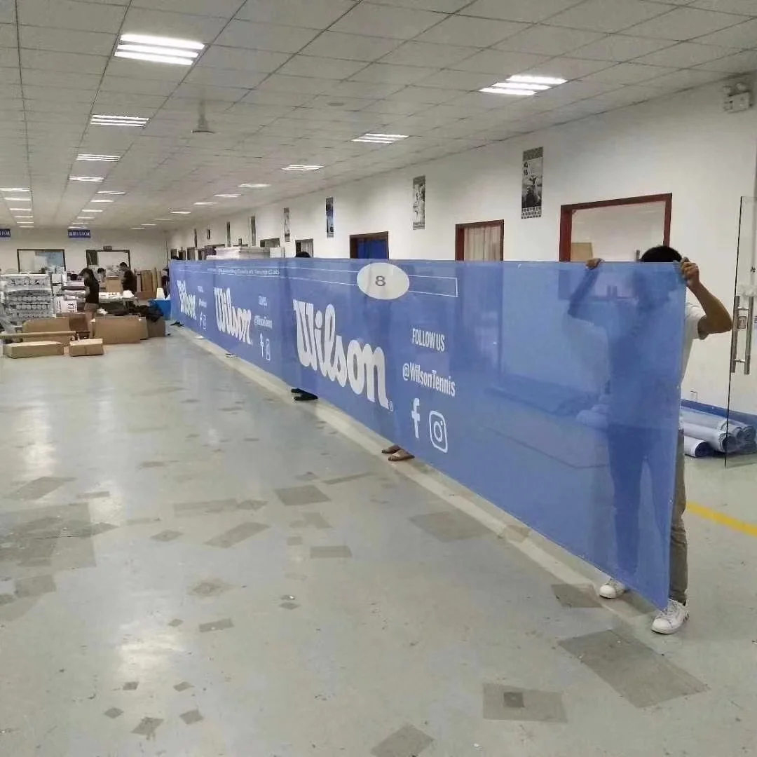 Custom Outdoor Advertising Printed Construction Site Fence Wrap Promotion Usage Wall Hanging Flex Banner PVC Vinyl Mesh Banner