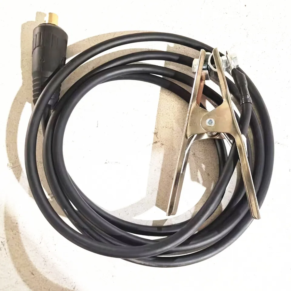 good quality cheap price Welding earth clamp with cable welding ground wire clamp 3M length cable