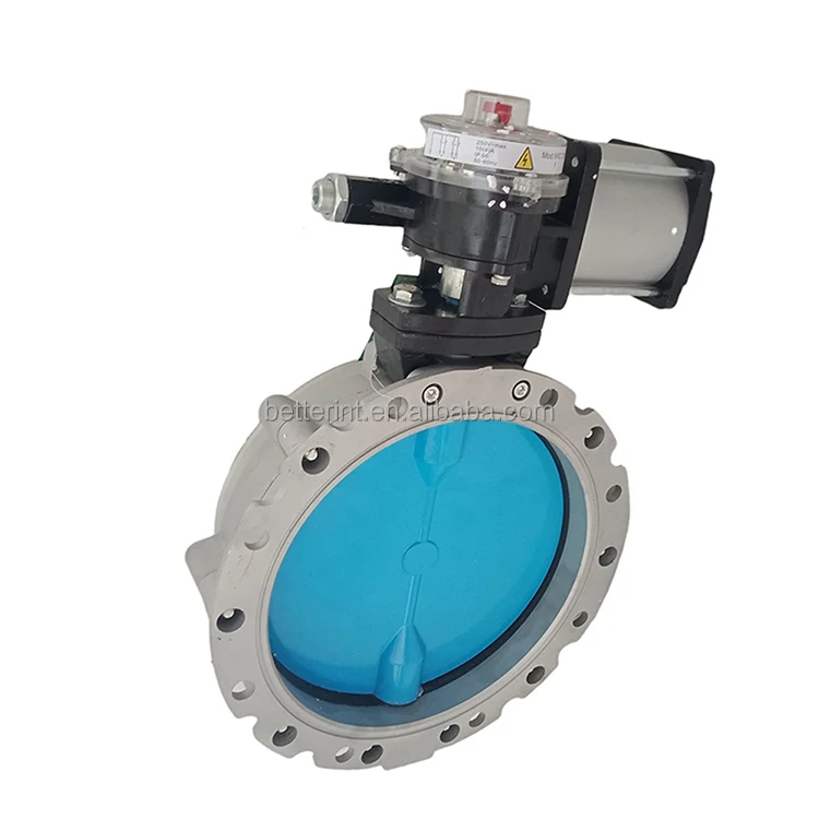 10inch Single Flange Pneumatic Butterfly Valve for Cement Silo