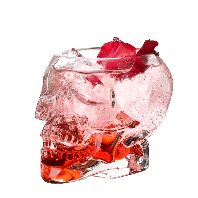 
Wholesale Customize 2019 New Handmade Creative cocktail glass whiskey spirit personality Halloween liquor ocean glass bar 
