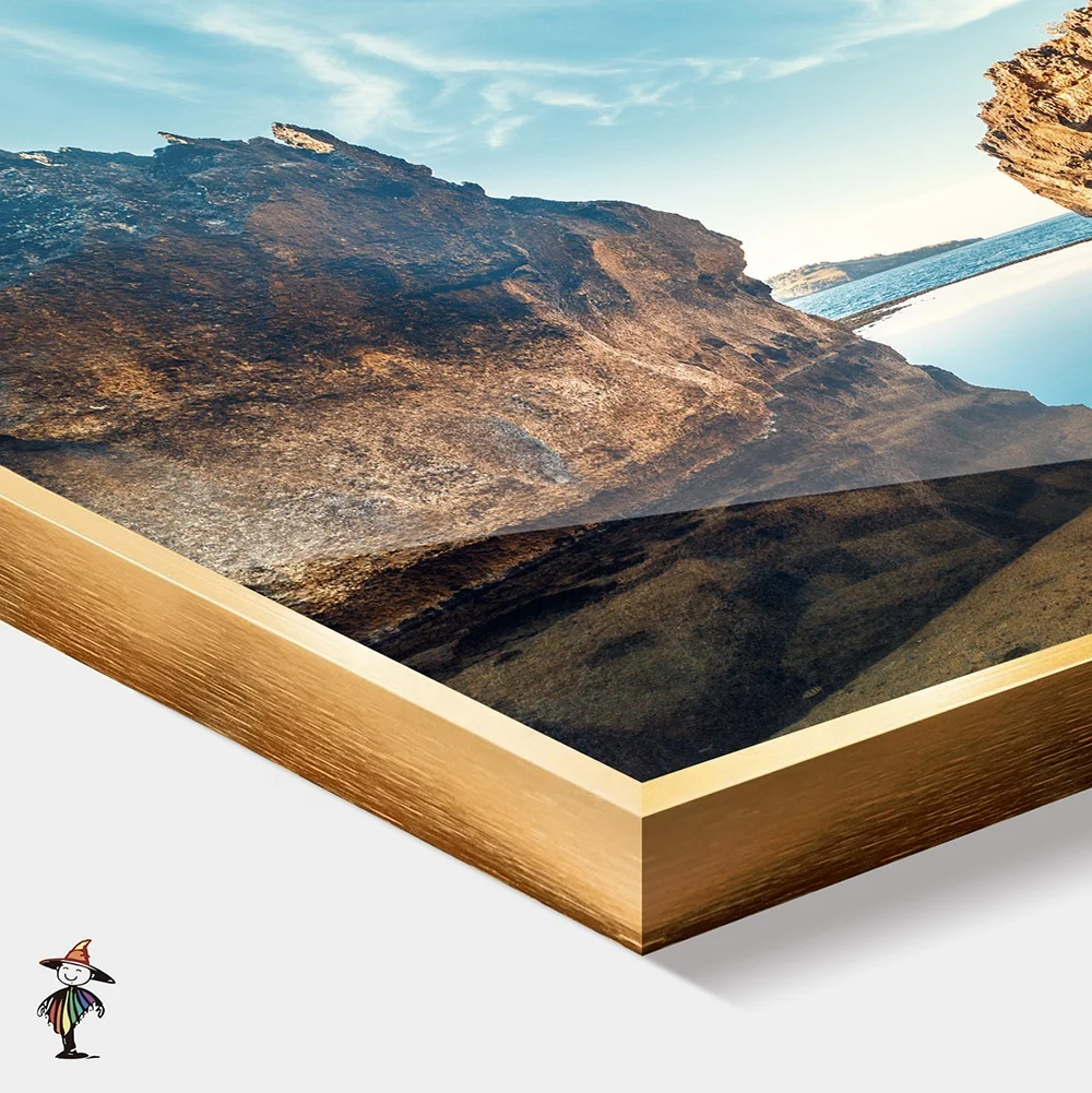 Best Selling Classical Landscape Glass Painting Print Tempered Glass Wall Art