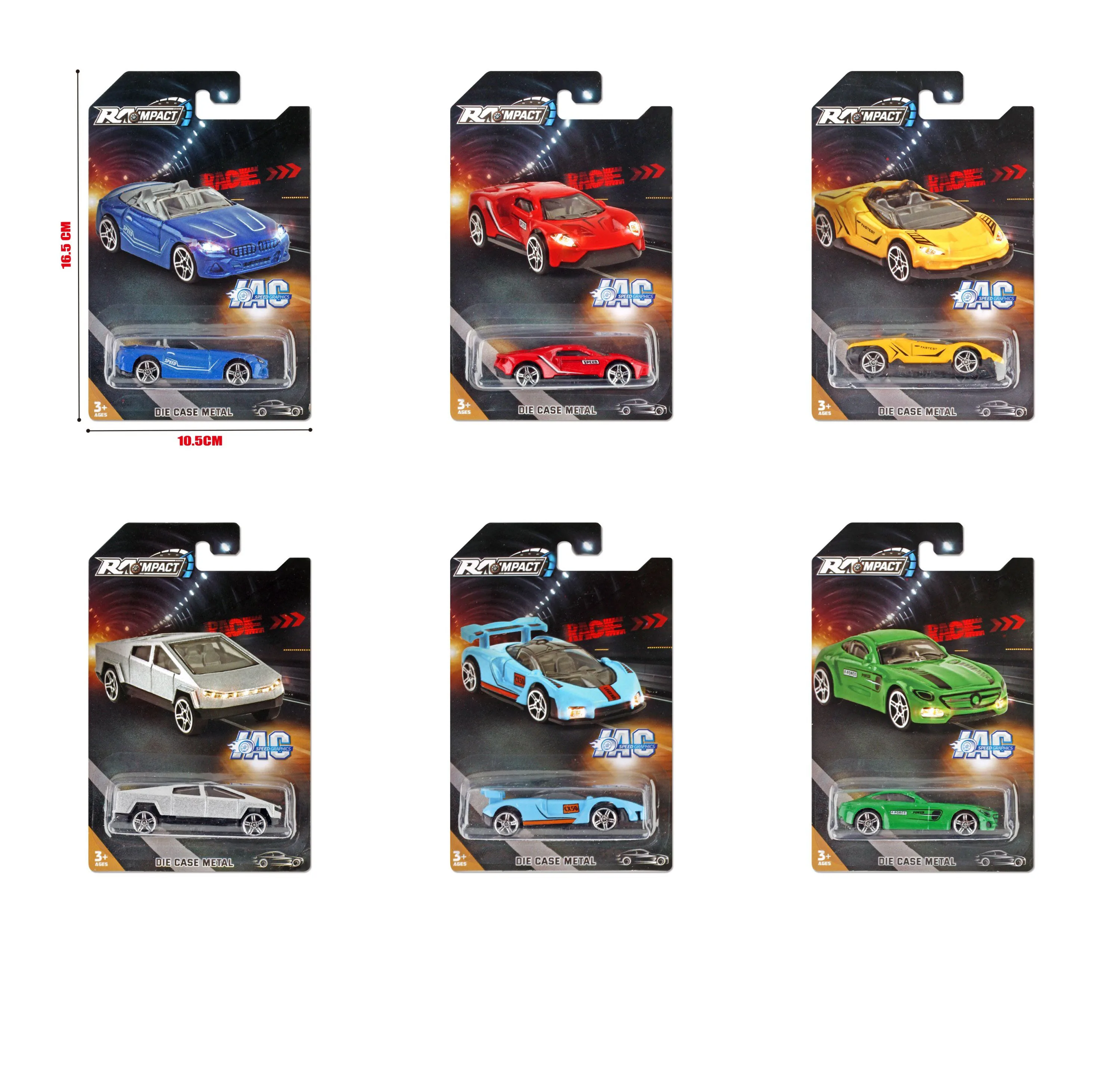 Wholesale 1:64 Scale Die Cast Car Blister Car Alloy Toy Model Car