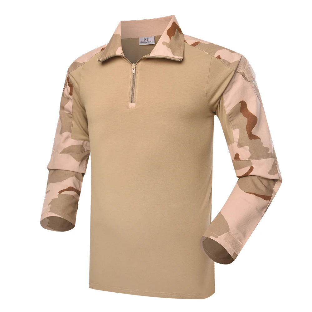 Desert Three color camouflage ACS Combat suit 65% polyester 35% cotton with 100% cotton shirt for training tactical uniform