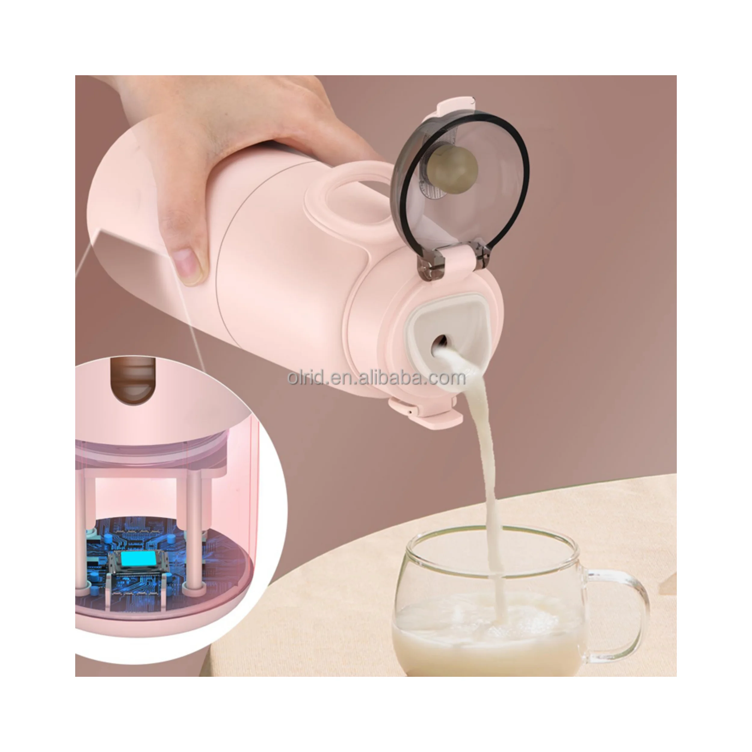 Essential for going out Precision calibration Digital Display Usb Charging Heater Baby Bottle Warmer Portable Milk Bottle Warmer