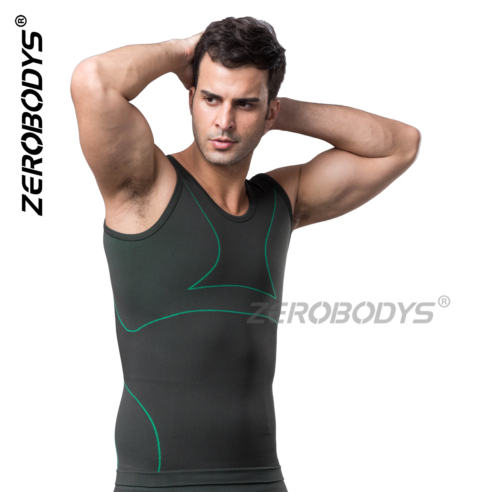 Meisu T052 Mens Body Shaper Abdomen Slimming Shapewear Shaping Corset Compression Shirts