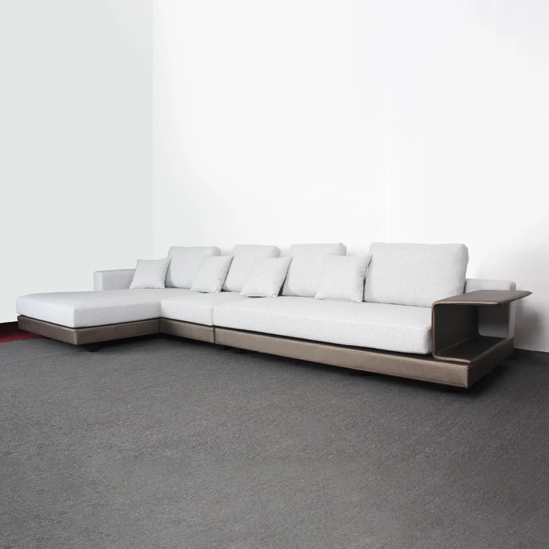 Chingxin OEM/ODM Led Light Sofa Pu Microfiber Fabric Sleeper Corner Bed Leather Sofas and Couches Living Room