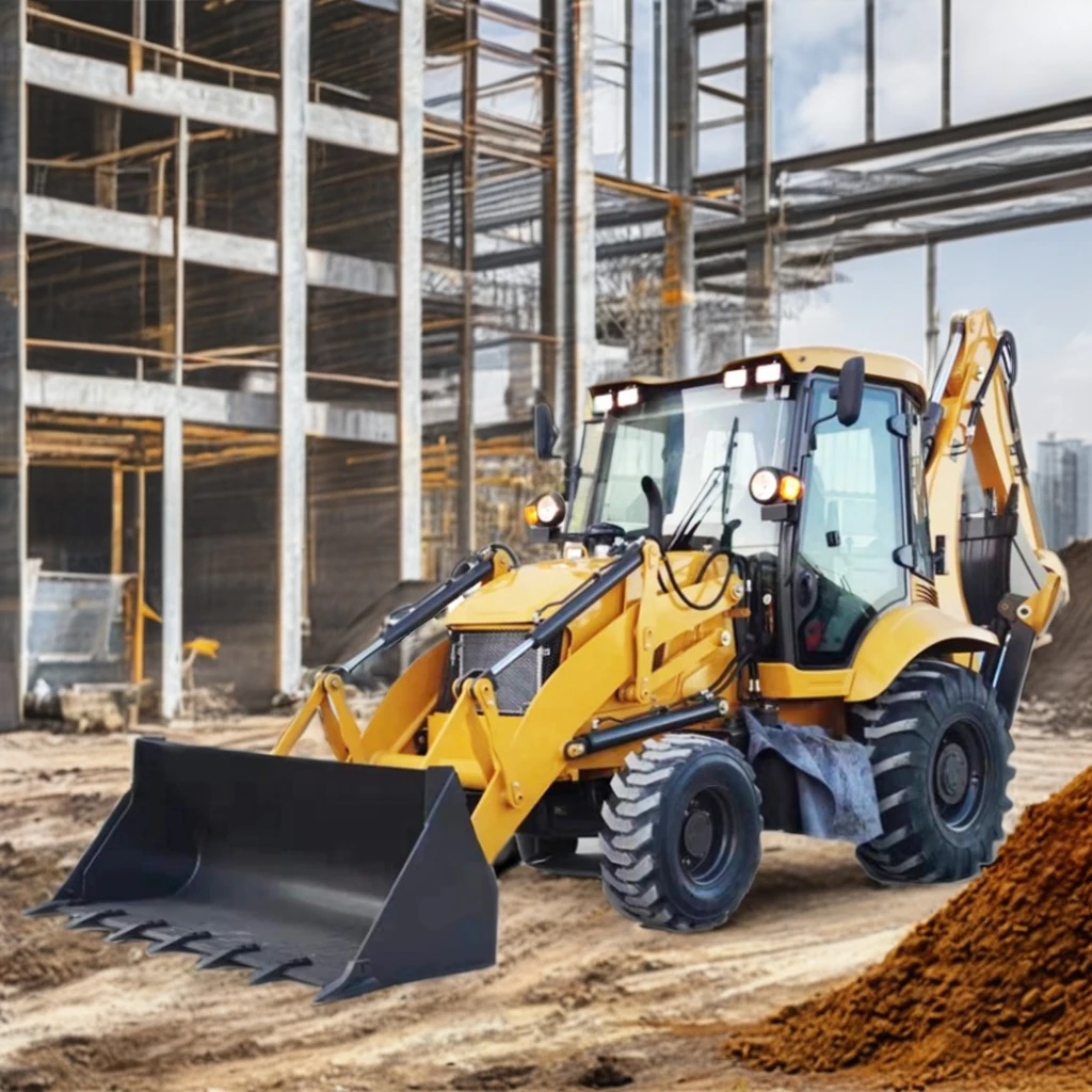 China Titan Weichai 1 Ton Bucket Attachment 2 Ton Pump Excavator Cheap Front Loader Motor Backhoe Loader Farm Industries Loader