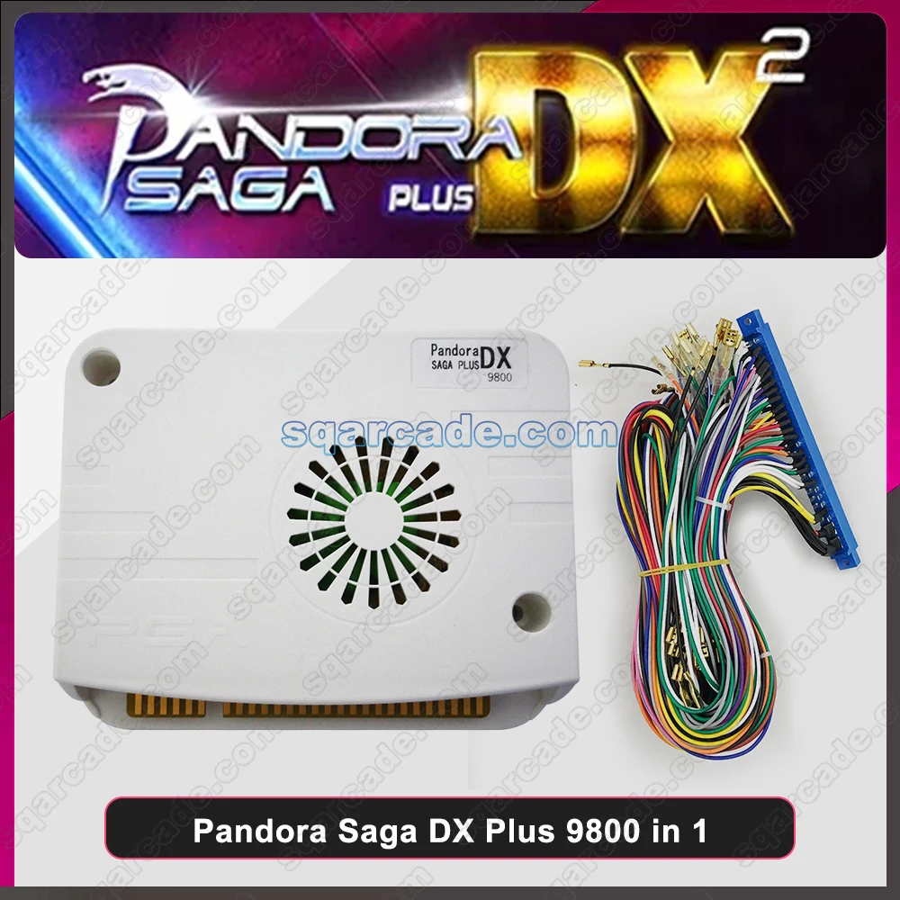 Pandoras Saga Plus DX Arcade Jamma Board, 9800 in 1, CGA, VGA, HD-MI Compatible, 3P, 4P, High score Record, 3D Tekken