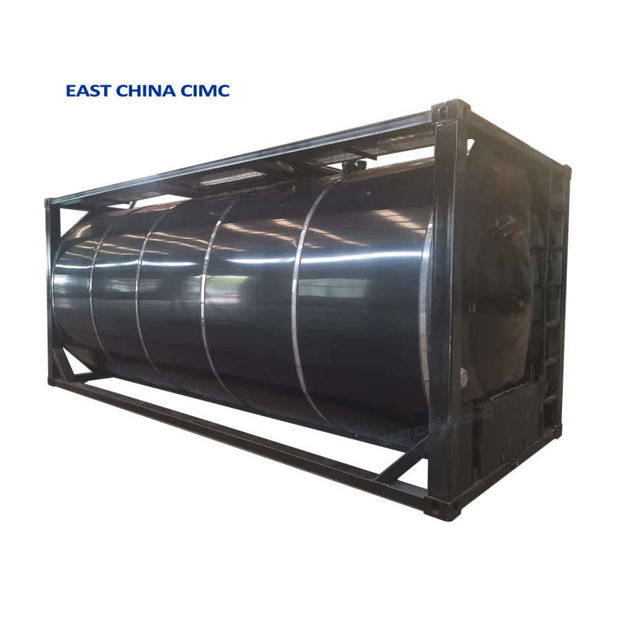 Hot Selling 20FT 30Tons Bitumen Tank Container With Heating System For Asphalt Transport